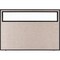 Global Industrial Office Partition Panel With Partial Window, 60-1/4W x 42H, Tan 694756WTN - alternate 3